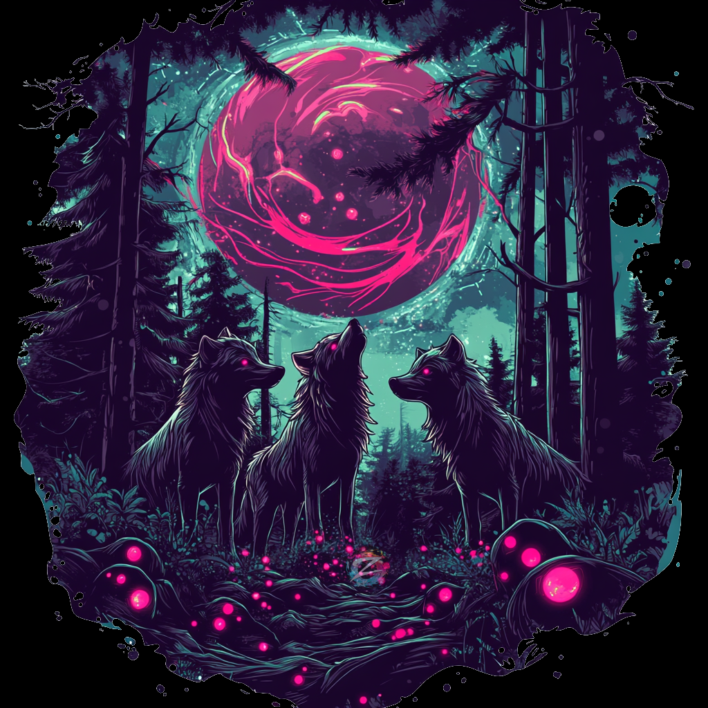 Lunar Wolf Trio